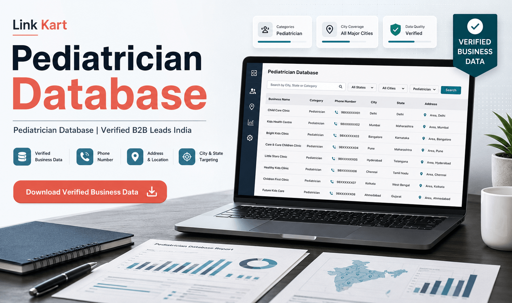 Pediatrician Database | Verified B2B Leads India
