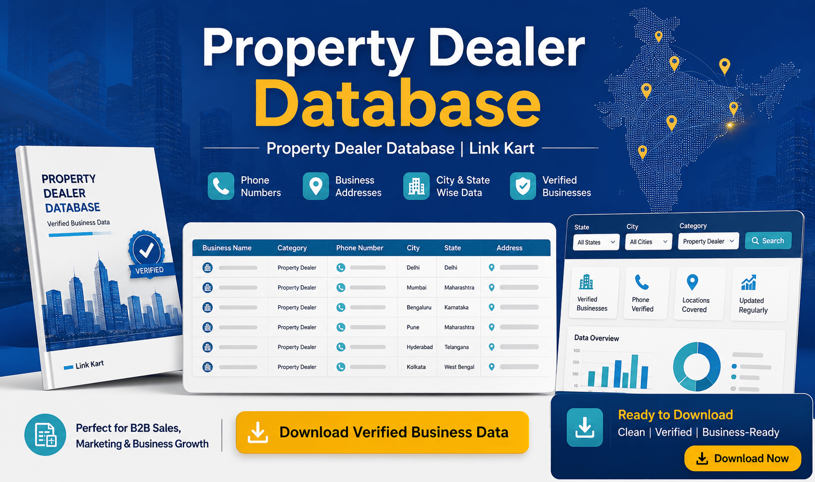 Property Dealer Database | Link Kart